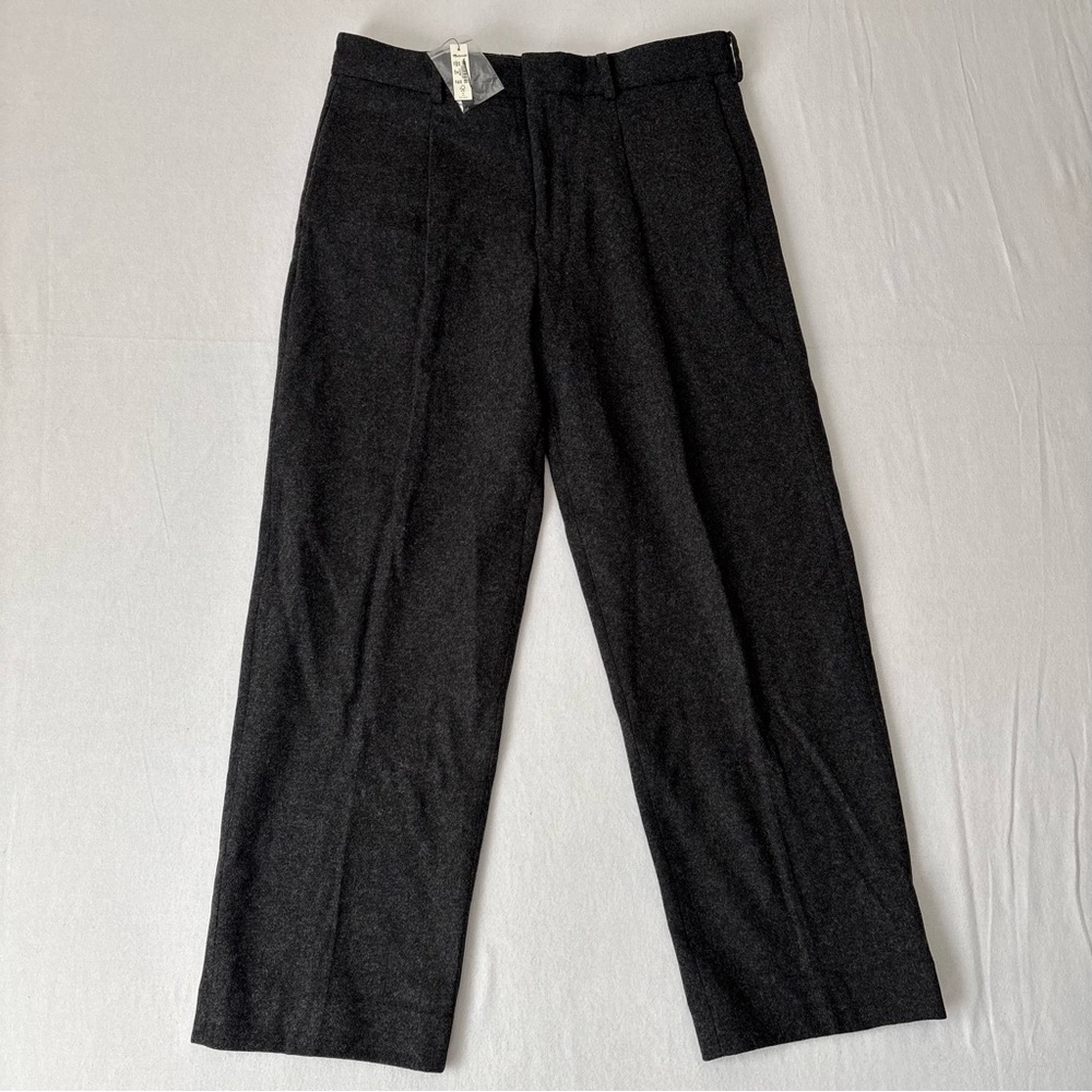 Madewell Black Wide-Leg Dress Pants